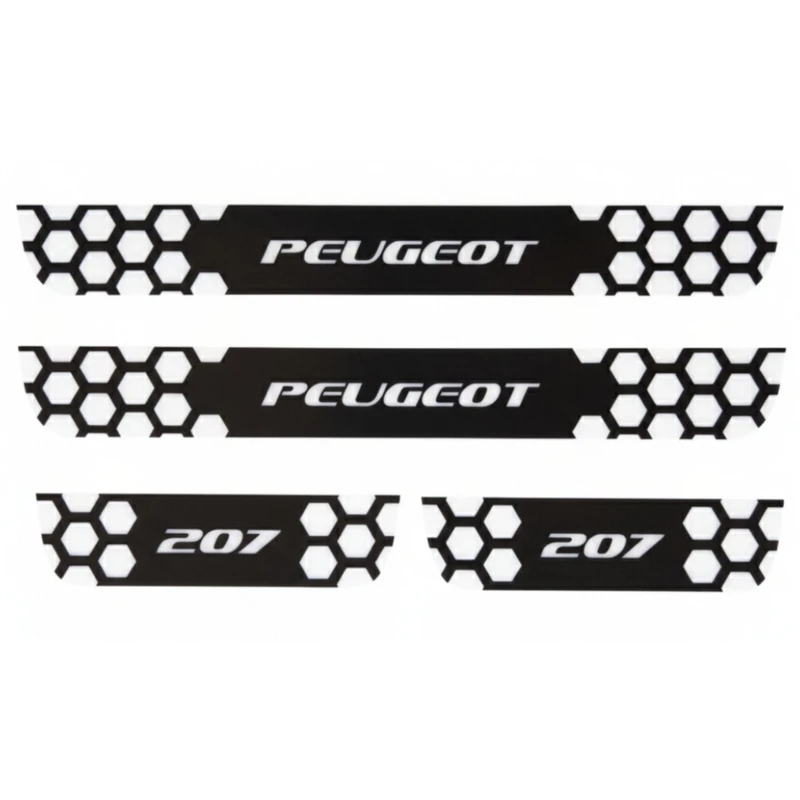 پارکابی خودرو دیزاین سنتر مدل W-207 مناسب برای پژو 207 بسته 4 عددی