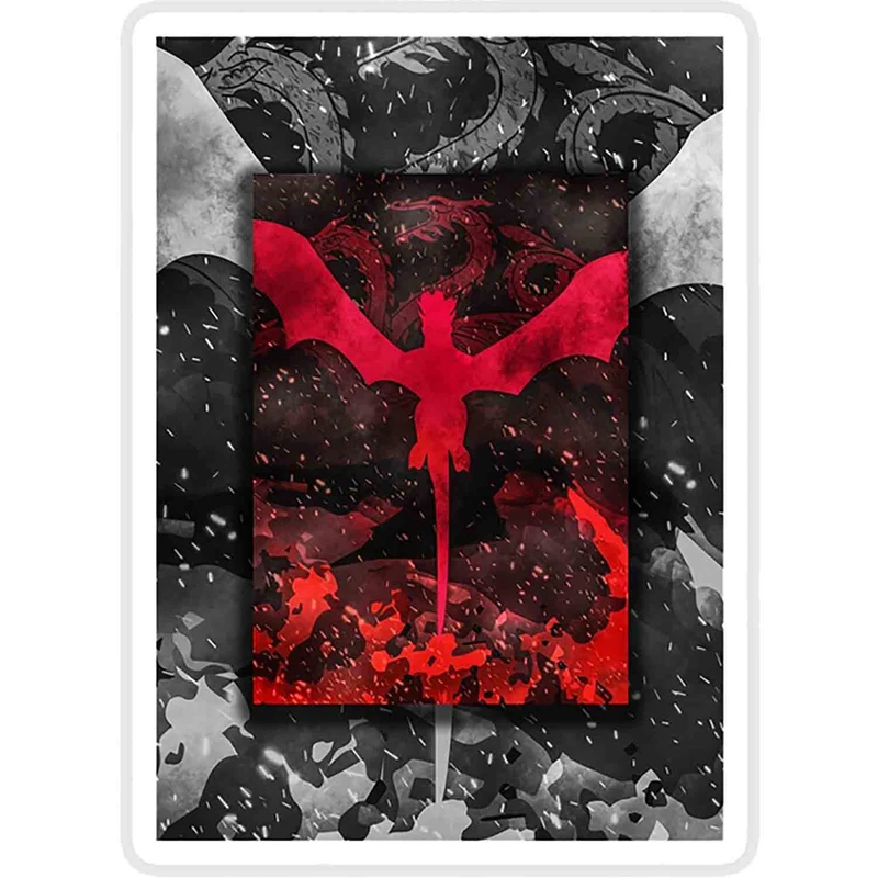 استیکر لپ تاپ طرح Game of thrones - Drogon کد ST709
