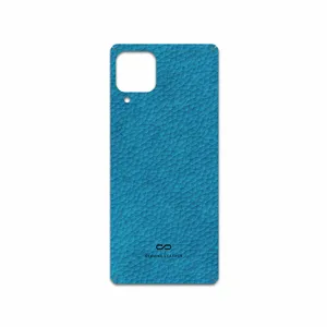 MAHOOT Blue-Leather Cover Sticker for Samsung Galaxy M62