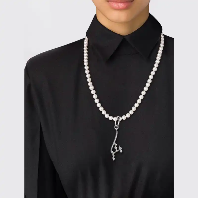 گردنبند نقره زنانه لیردا مدل اسم بیتا morv sss bita 54