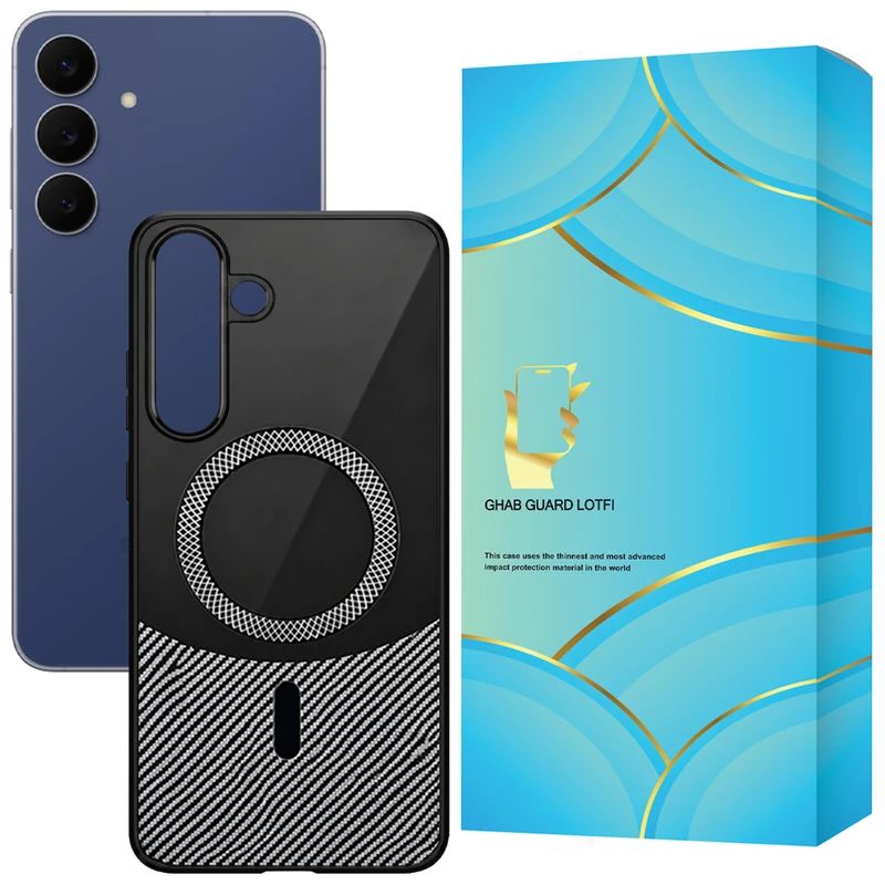 کاور قاب گارد لطفی مدل CRBNMG مناسب برای گوشی موبایل سامسونگ Galaxy S25 FE 5G