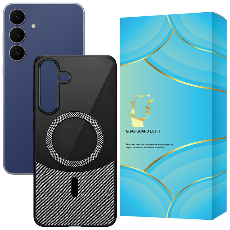 کاور قاب گارد لطفی مدل CRBNMG مناسب برای گوشی موبایل سامسونگ Galaxy S25 FE 5G