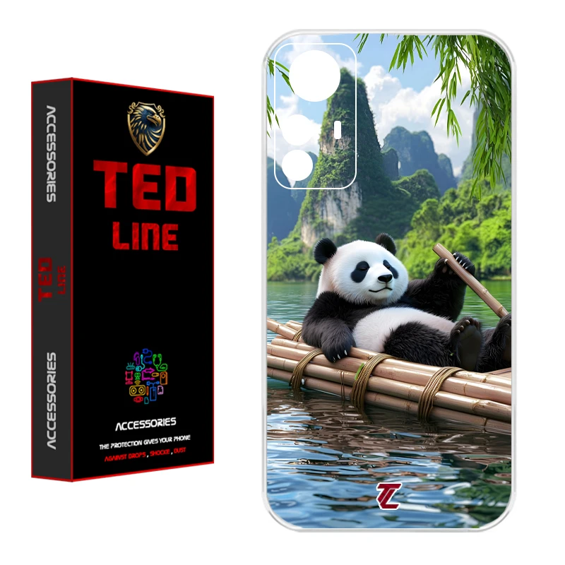 کاور تدلاین طرح پاندا کد 1162 مناسب برای گوشی موبایل شیائومی Redmi Note 12S