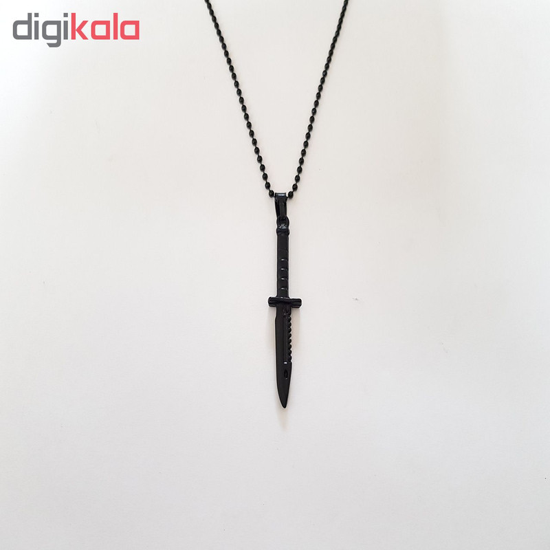 گردنبند طرح چاقو مدل m9 تک سایز