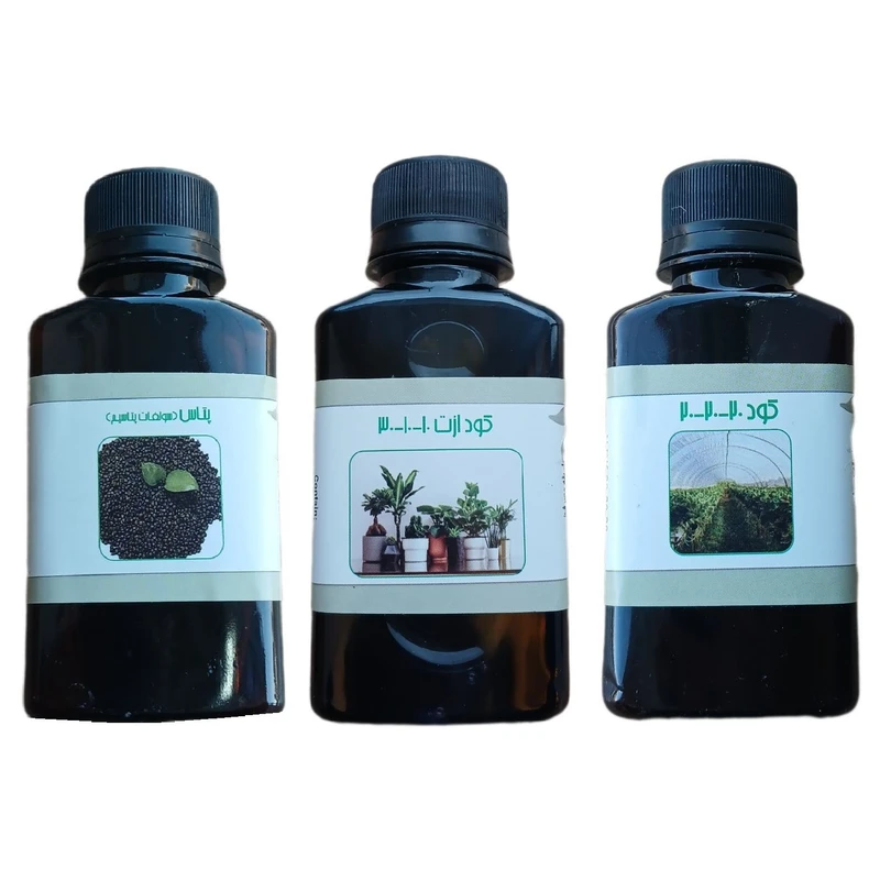 کود مایع ازت 10-10-30 و پتاس و کود سه بیست مدل life - D حجم 110 میلی لیتر بسته 3 عددی