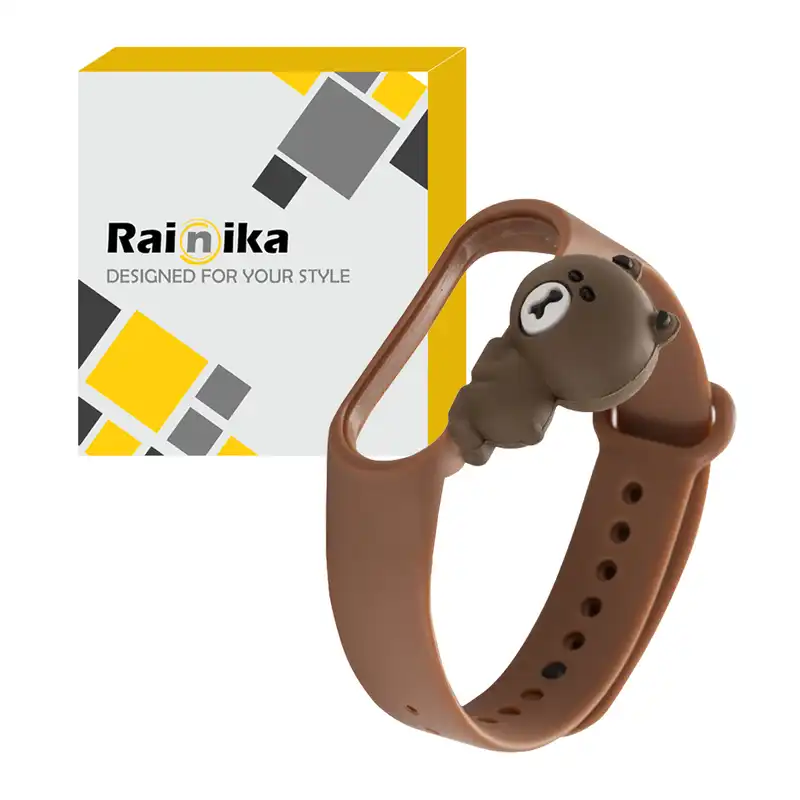 بند رینیکا مدل Teddy Bear 66 مناسب برای مچ بند هوشمند شیائومی Mi Band 6