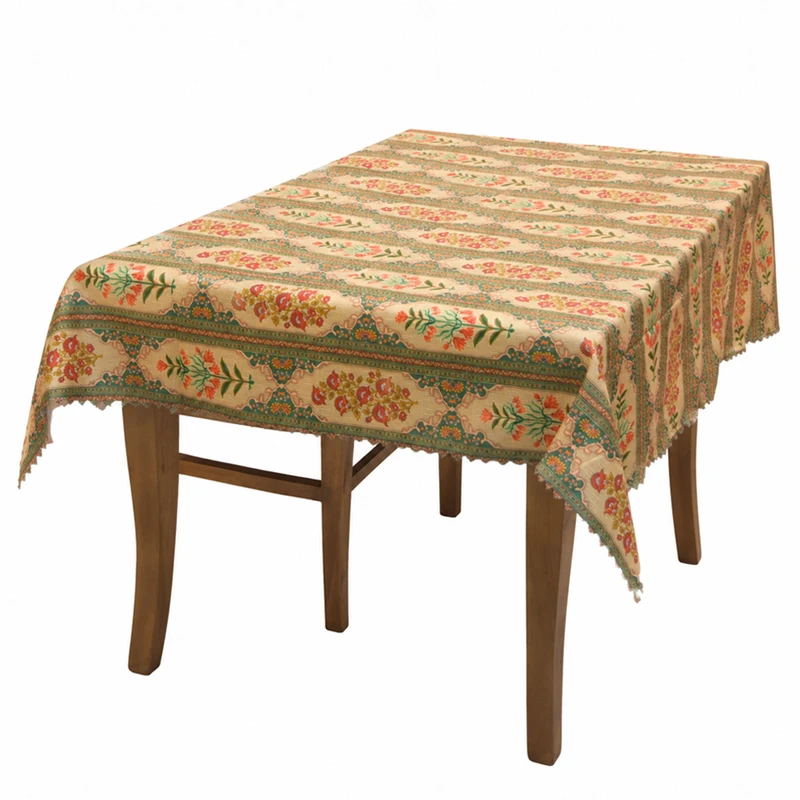 رومیزی مدل b319 سایز 140x140 سانتی‌متر