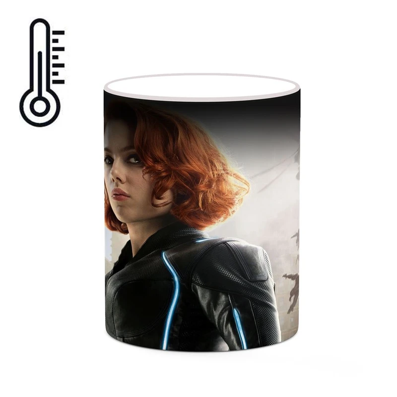 ماگ حرارتی کاکتی مدل بلک ویدو Black Widow کد mgh38081