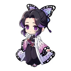 استیکر لپ تاپ و موبایل مدل انیمه کد 86