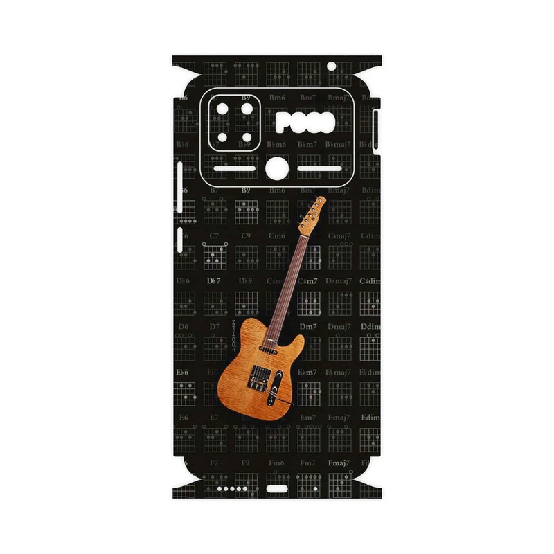 برچسب پوششی ماهوت مدل Guitar_Instrument-FullSkin مناسب برای گوشی موبایل شیائومی Poco C40