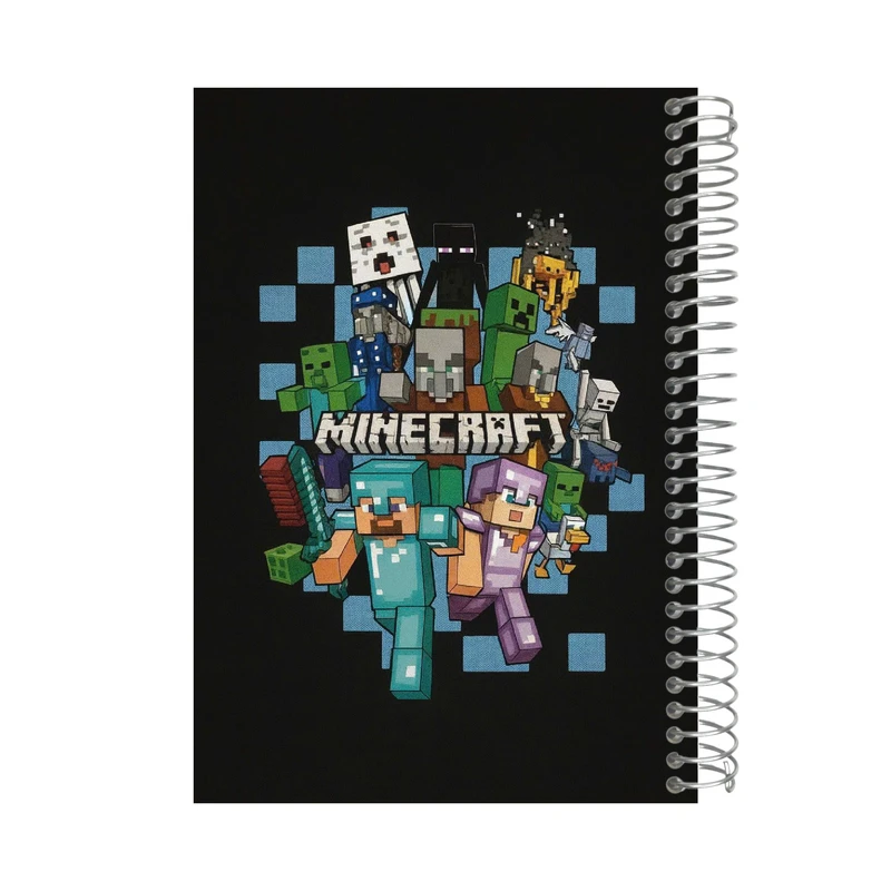 دفتر یادداشت 80 برگ نوتیوا طرح بازی ماینکرافت کد n133