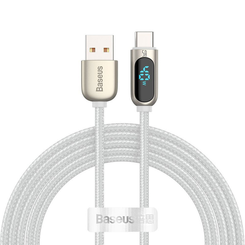 کابل تبدیل USB به USB-C باسئوس مدل Display Fast Charging 40W طول 2 متر