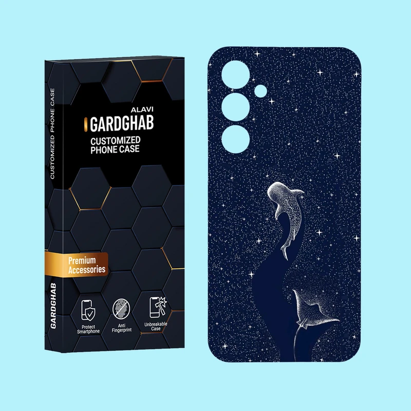 کاور گارد قاب علوی مدل هنری مناسب برای گوشی موبایل سامسونگ Galaxy A55