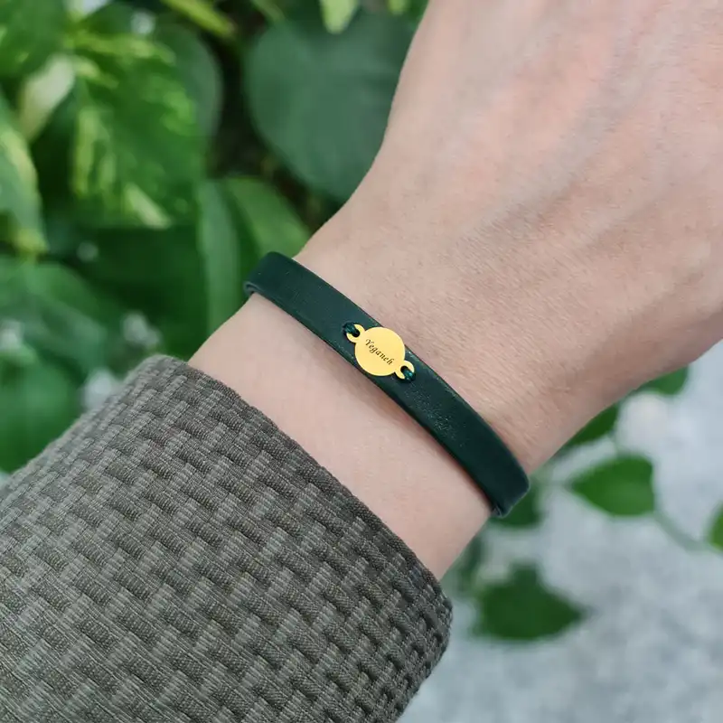 دستبند طلا 18 عیار زنانه لیردا مدل یگانه کد Bgh517