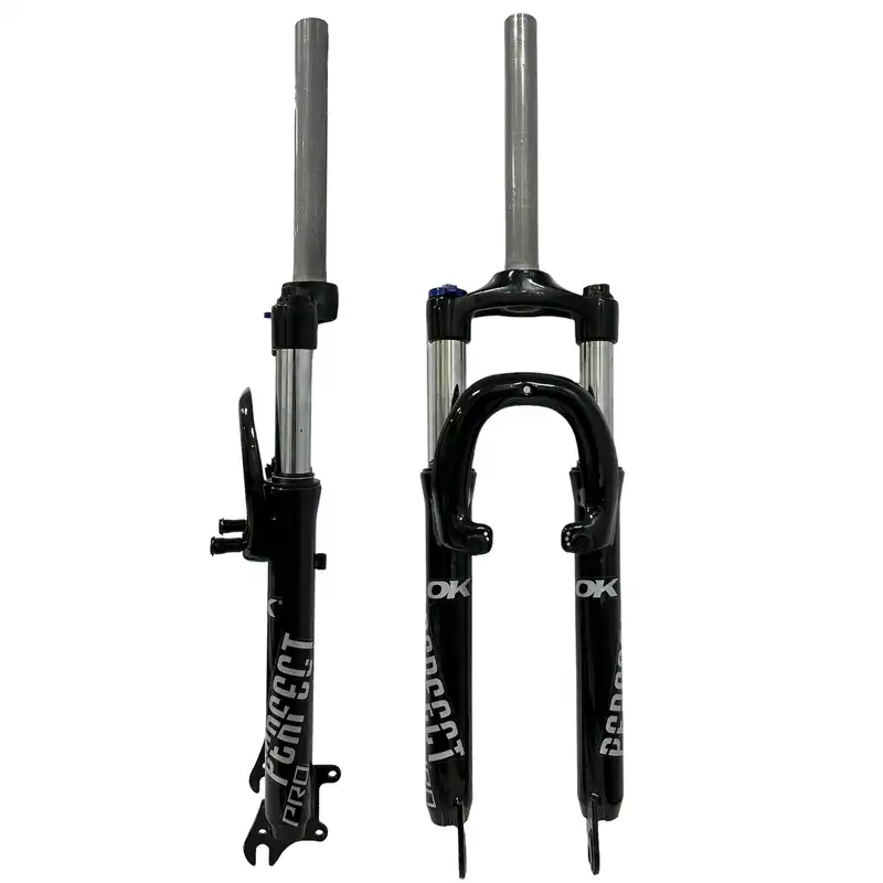 دوشاخ کمکدار دوچرخه اوکی مدل 26 قفل شو سر آلومینیومی A