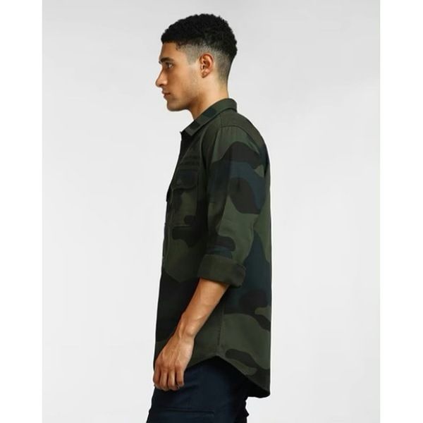 پیراهن آستین بلند مردانه جک اند جونز مدل ROSIN-CAMO -  - 7