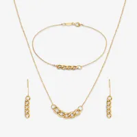 نیم ست طلا 18 عیار زنانه نیکان گلد مدل کارتیه NK2045