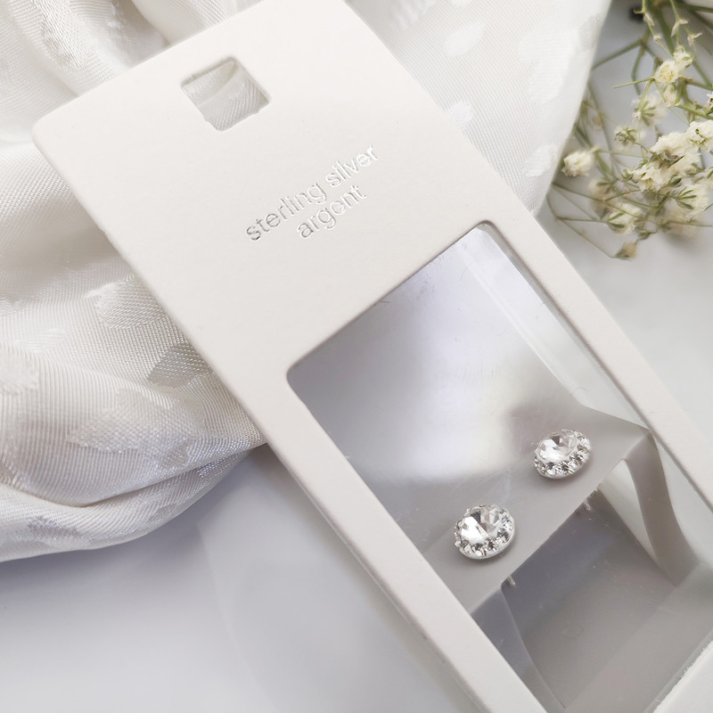 گوشواره نقره زنانه مدل تک نگین کد 05 گوشواره نقره زنانه مدل تک نگین کد 05