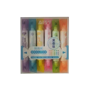 ماژیک علامت گذار مدل شکلات دوسر بسته 6 عددی