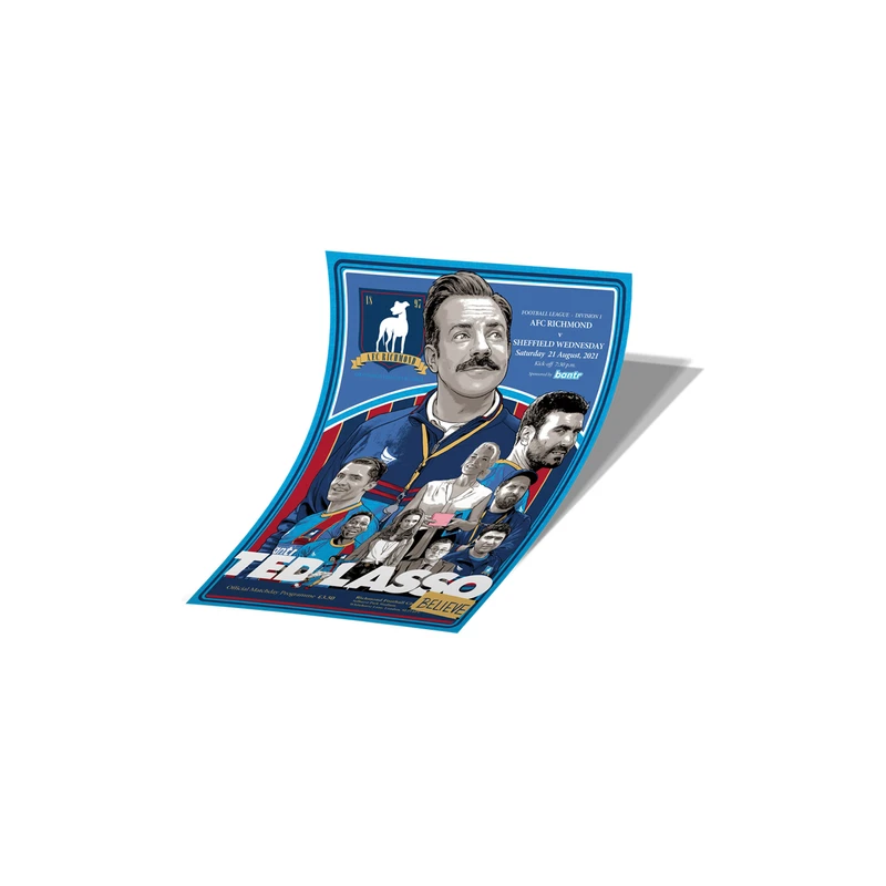 استیکر تزئینی موبایل و تبلت لولو مدل شخصیت های سریال تد لسو Ted Lasso کد 717