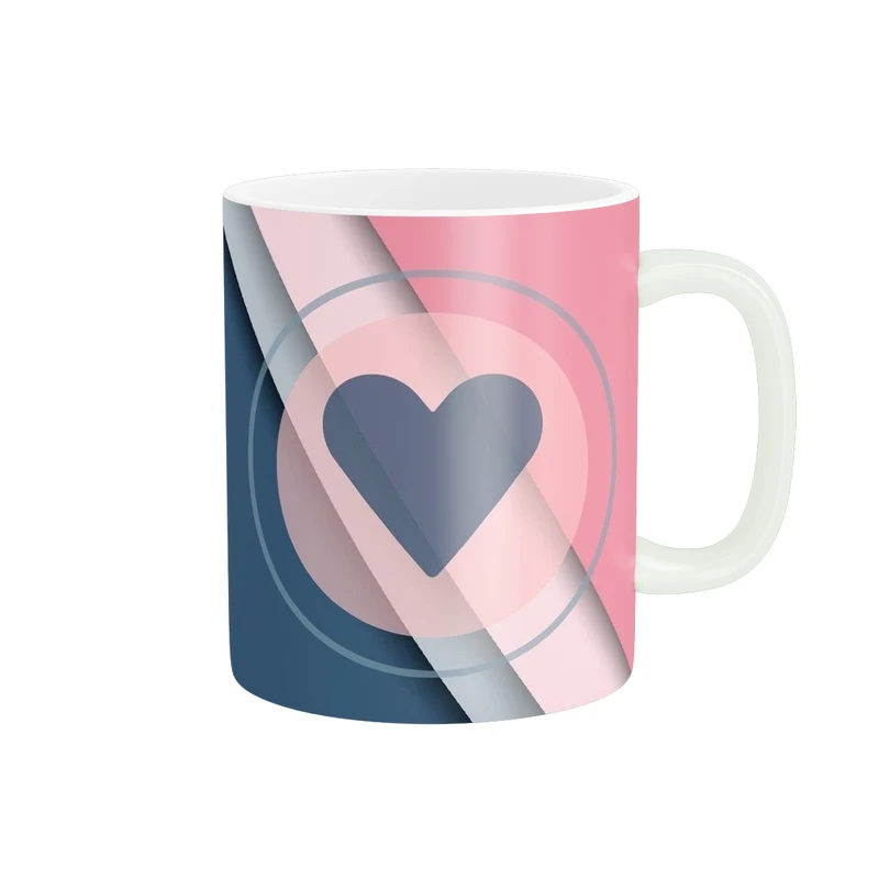 ماگ پاد آفرین طرح قلب کد 5781