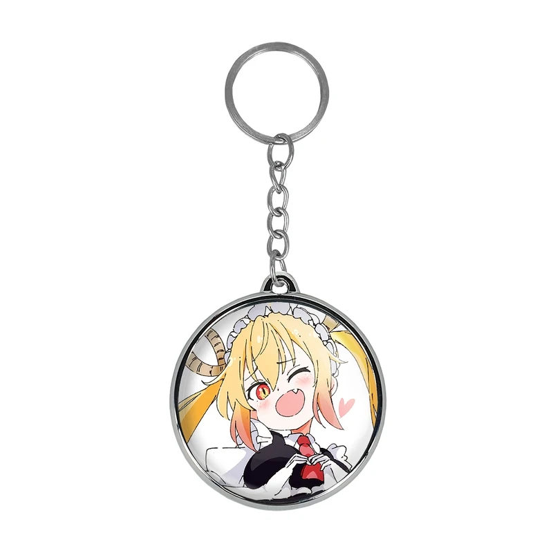 جاکلیدی خندالو طرح توهرو انیمه اژدهای خدمتکار کوبایاشی مدل دوطرفه کد 3633936340