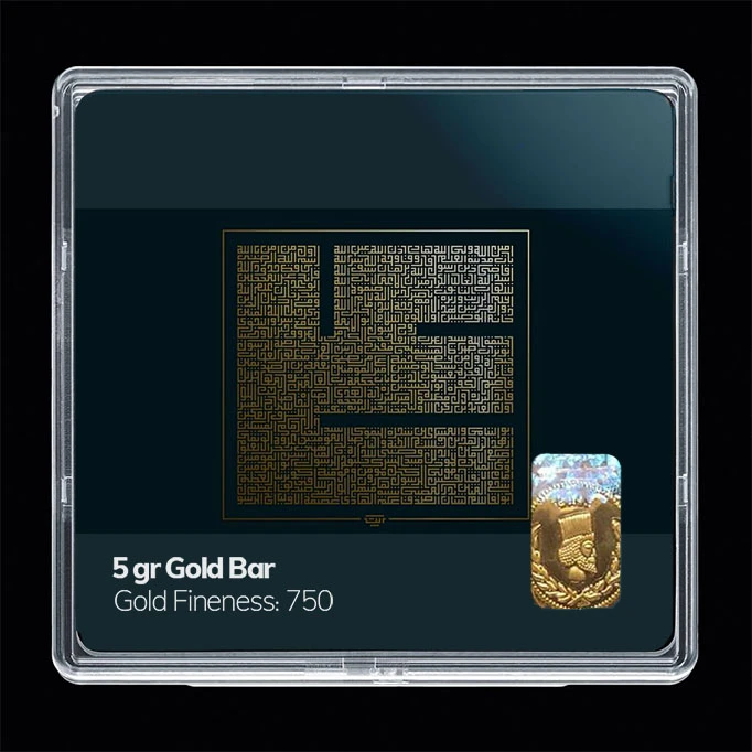 سکه گرمی طلا 18 عیار مدوپد مدل مذهبی کد SG11144