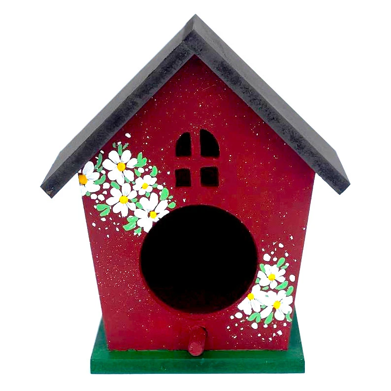  لانه پرنده مدل کلبه چوبی کد SMALL02