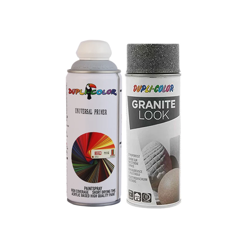 اسپری طرح گرانیت و آستر پرایمر دوپلی کالر مدل ga2 حجم 400 میلی لیتر