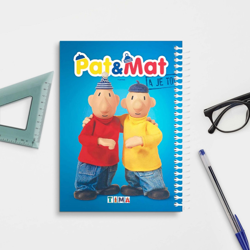 دفتر نقاشی 100 برگ تیما مدل پت و مت