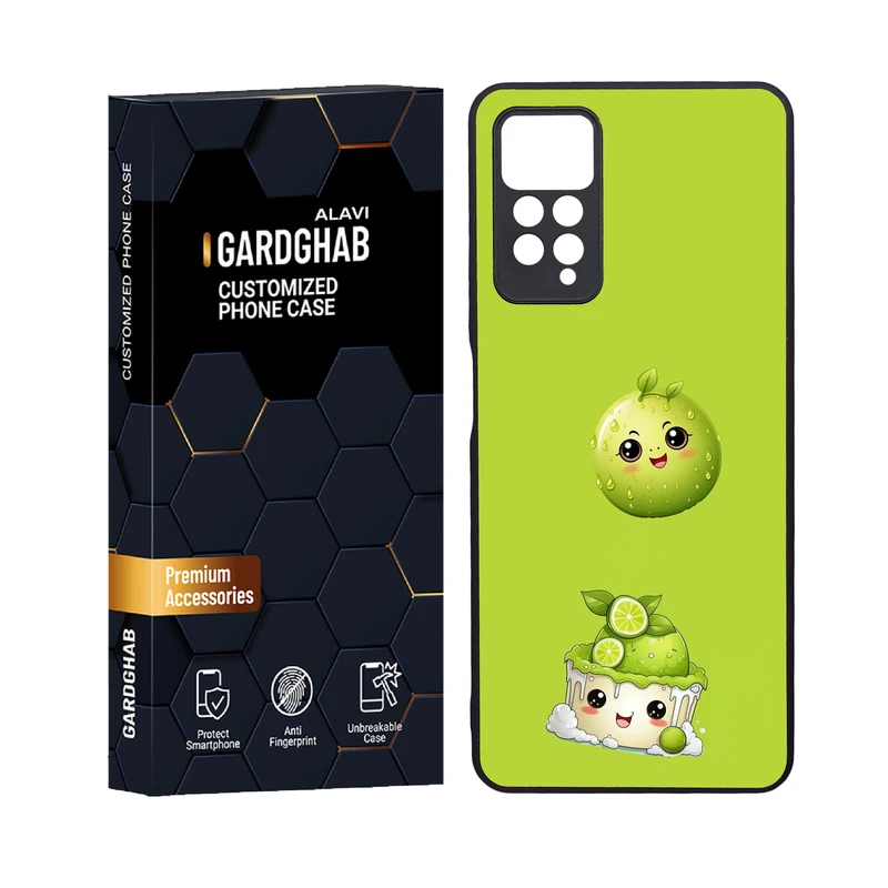 کاور گارد قاب علوی مدل دورژله ای کارتنی و انیمه مناسب برای گوشی موبایل شیائومی Redmi Note 12 Pro 4G