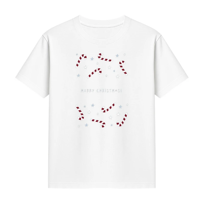 تی‌شرت آستین کوتاه دخترانه مدل کریسمسی کد p1 