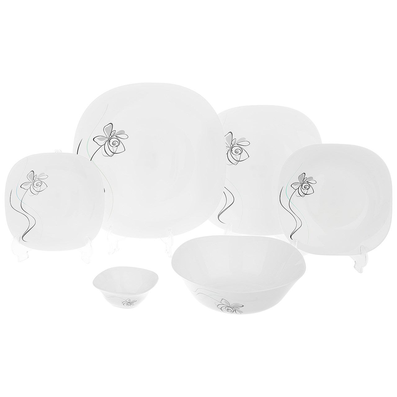 سرویس غذاخوری 26 پارچه گلدن دیزاین مدل Flora