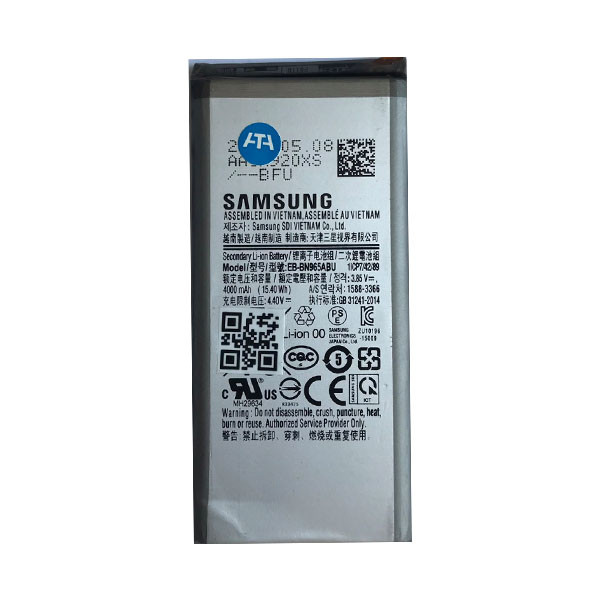 باتری موبایل مدل EB-BN965ABU ظرفیت 4000 میلی آمپر ساعت مناسب برای گوشی موبایل سامسونگ GALAXY NOTE 9