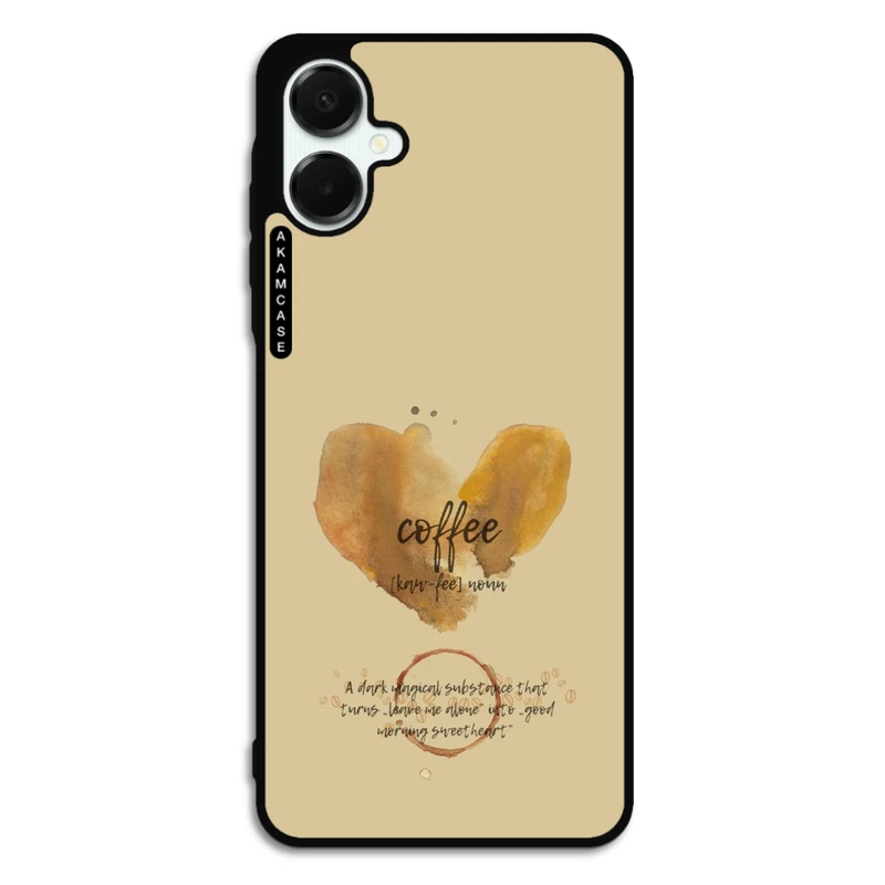 کاور آکام مدل AMC-WSGA06-COFFEE-15 مناسب برای گوشی موبایل سامسونگ Galaxy A06