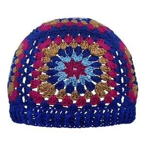 کلاه دستبافت زنانه مدل موتیفی کد 0111546