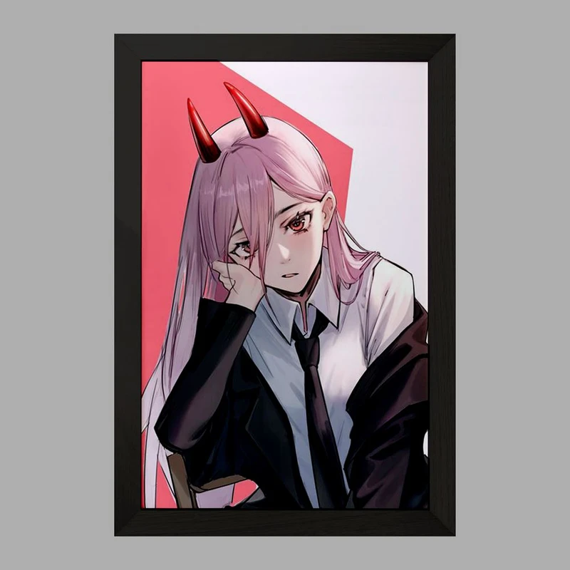 تابلو خندالو مدل پاور انیمه مرد اره ای Chainsaw Man  کد 17849