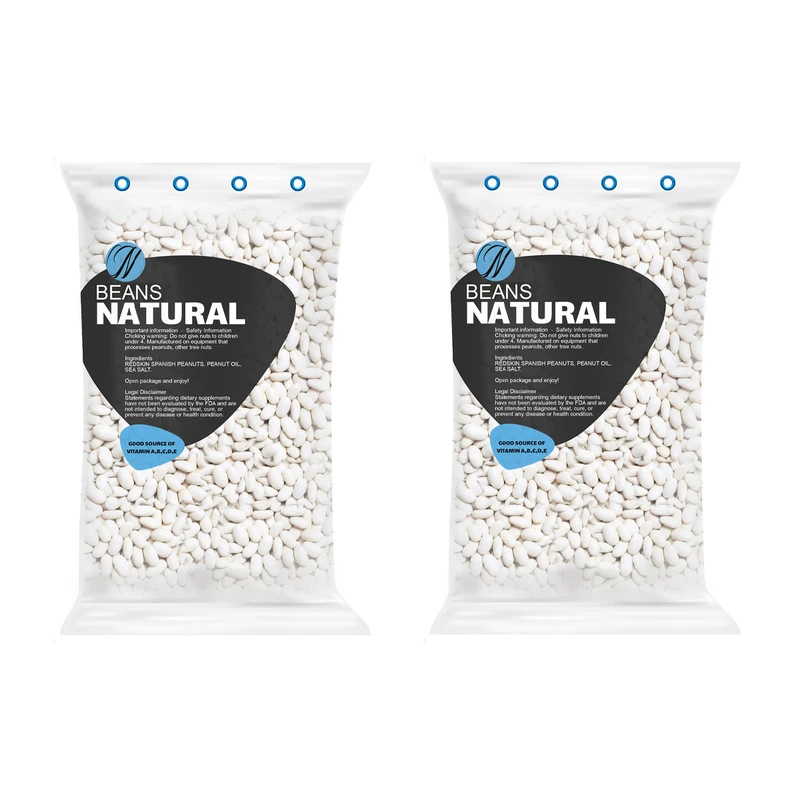 لوبیا سفید نچرال - 5 کیلوگرم بسته 2 عددی 