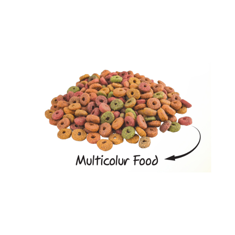غذای خشک گربه بالغ سولواس مدل مولتی کالر طعم مرغ وزن 1 کیلوگرم