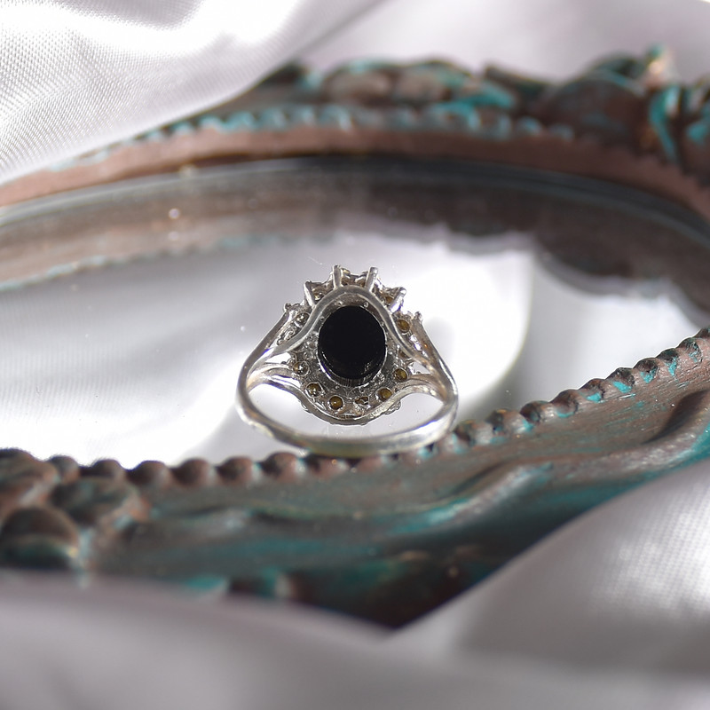 انگشتر نقره زنانه نقره جات لطفی مدل عقیق  کد ANSH08