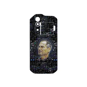 MAHOOT Collage of Steve Jobs 2 Cover Sticker for CAT S60