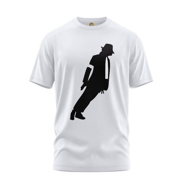 تی شرت آستین کوتاه زنانه هومرو مدل TW444 طرح مایکل جکسون