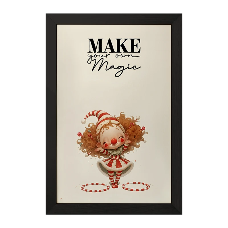 تابلو خندالو مدل دختر دلقک کد F5160