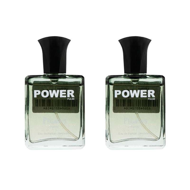 عطر جیبی مردانه پاور پالس مدل Pegasus حجم 25 میلی لیتر بسته 2 عددی 