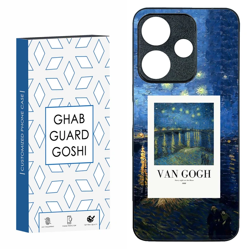 کاور قاب گارد گوشی طرح ونگوگ کد TPU-058 مناسب برای گوشی موبایل شیائومی  REDMI 13  