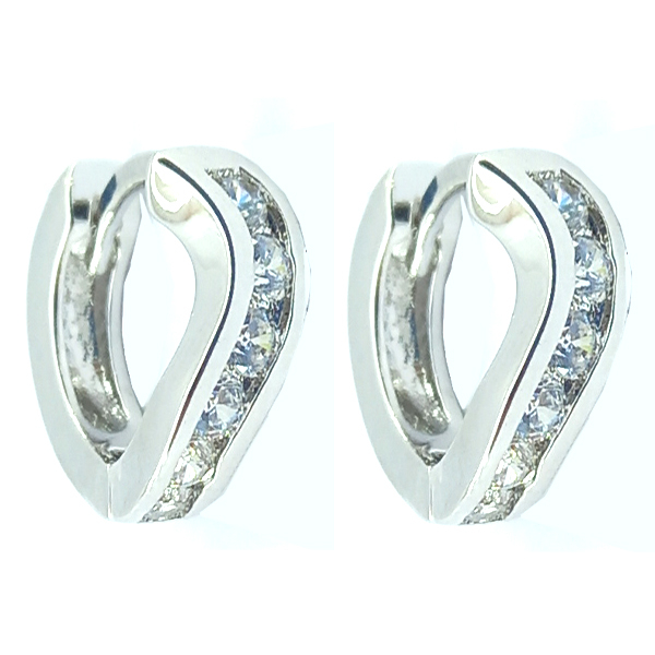 گوشواره دخترانه ژوپینگ مدل نگین کد 0499