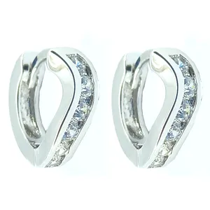 گوشواره دخترانه ژوپینگ مدل نگین کد 0499
