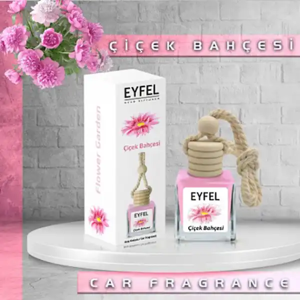 خوشبوکننده ماشین ایفل مدل گل باغچه کد 01