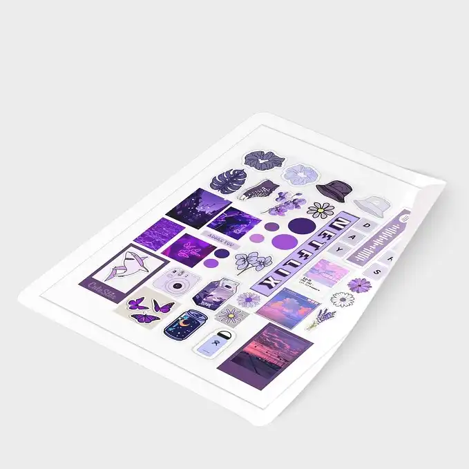 برچسب مدل برش نخورده طرح اسکرپ بوک