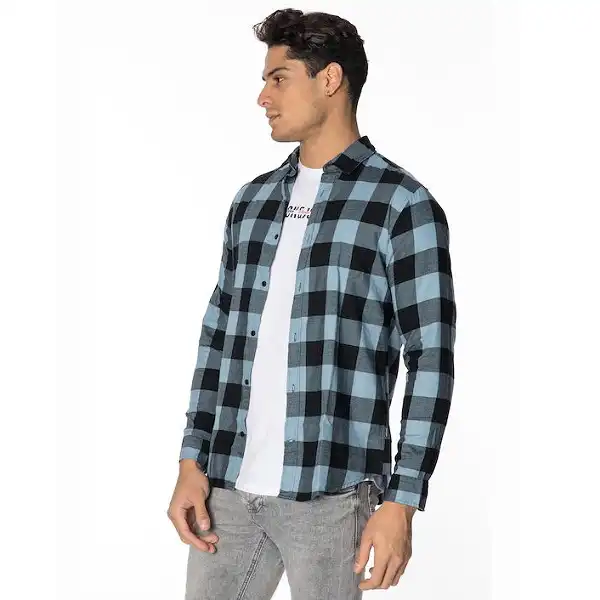 پیراهن آستین بلند مردانه جک اند جونز مدل B-12181602
